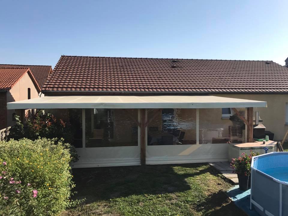 Fabrication de b&acirc;ches pour mobil home et terrasse pr&egrave;s de Metz et Forbach Forbach